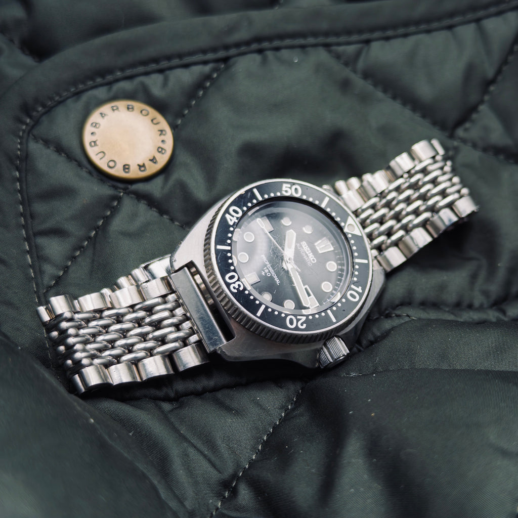 1970s Seiko 2205-0760 "Mini Apocalypse Now" Professional Hi-Beat Diver - Beads of Rice Bracelet