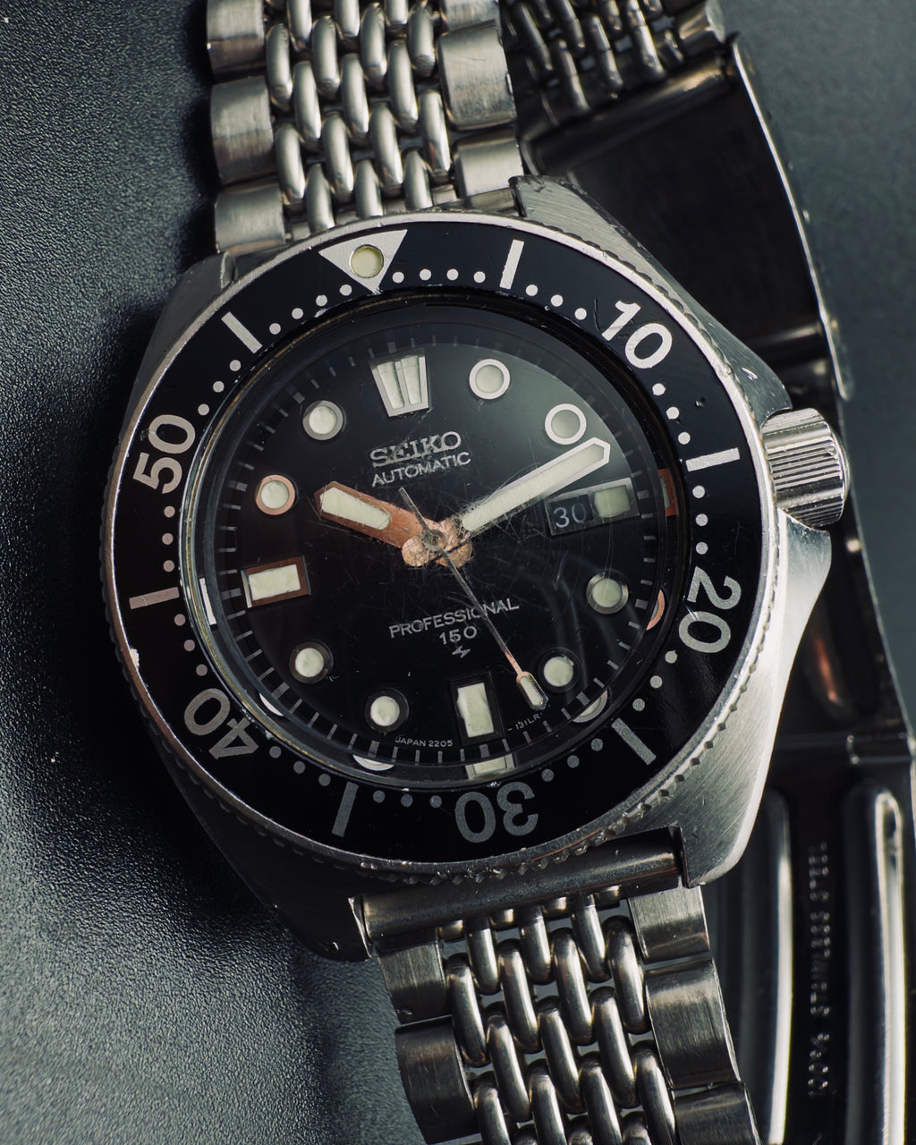 1970s Seiko 2205-0760 "Mini Apocalypse Now" Professional Hi-Beat Diver - Beads of Rice Bracelet