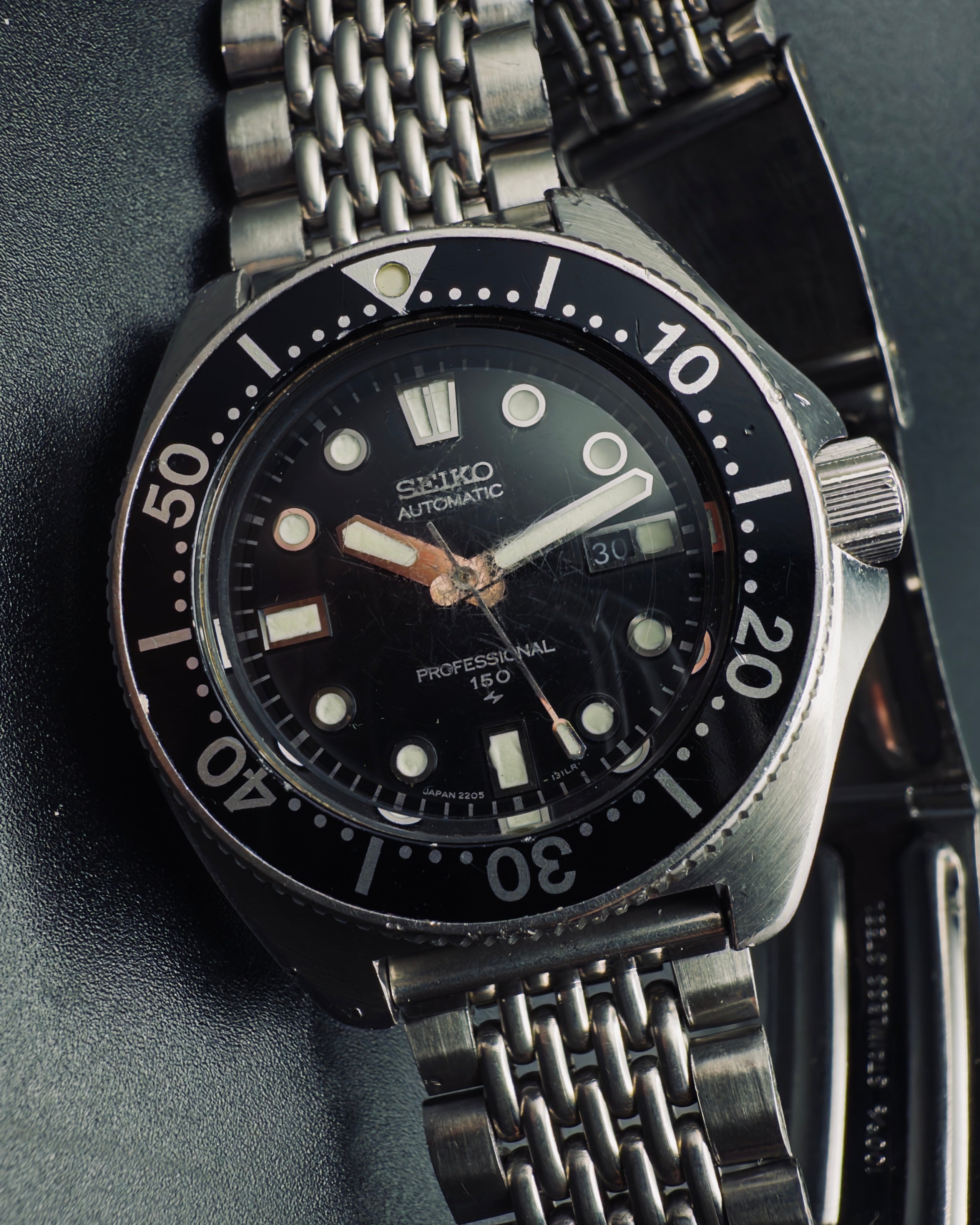 1970s Seiko 2205-0760 "Mini Apocalypse Now" Professional Hi-Beat Diver - Beads of Rice Bracelet