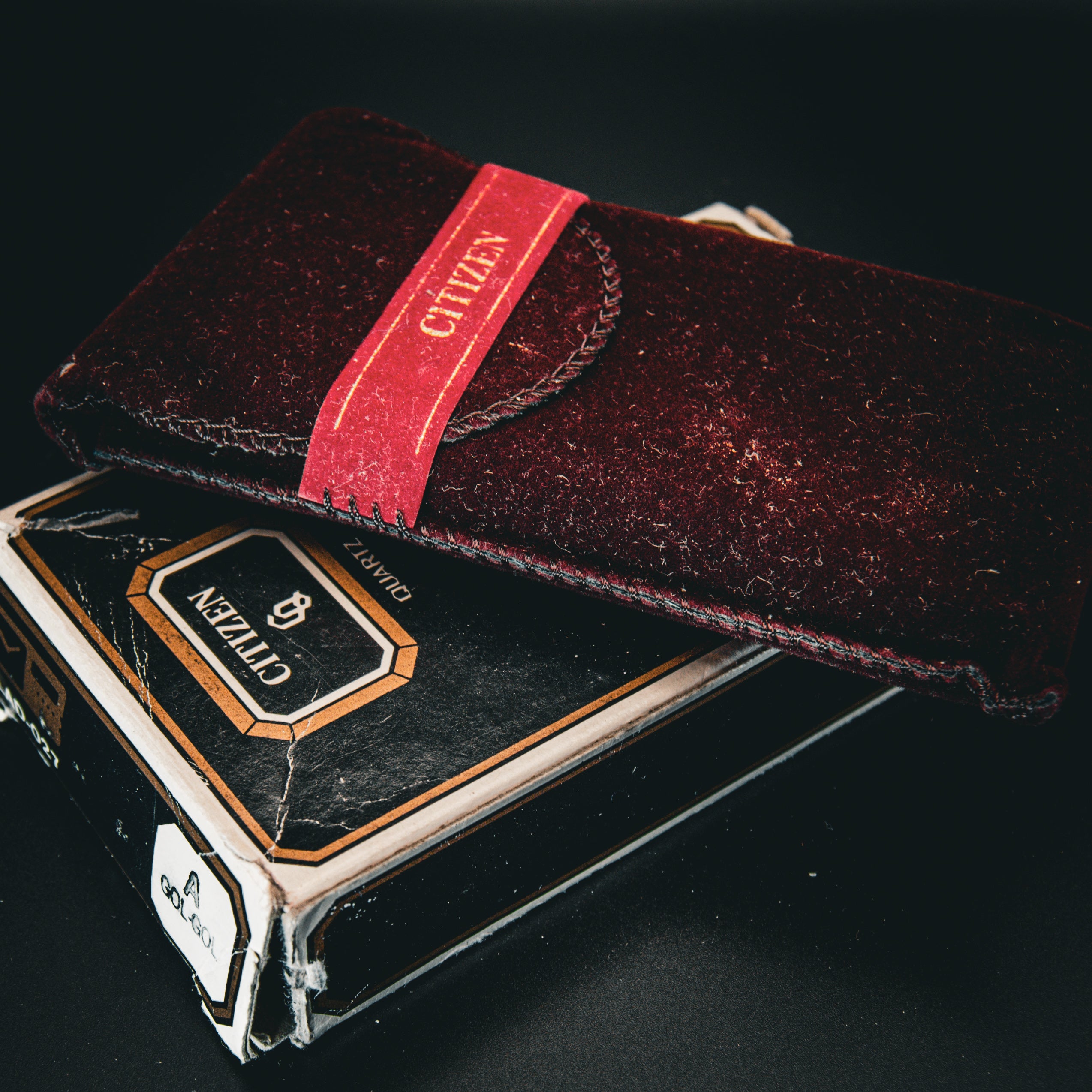 Vintage Citizen "Digi-Ana" Travel Alarm Clock - Gold Tone - 1980s Hybrid Display - Original Box, Pouch & Papers