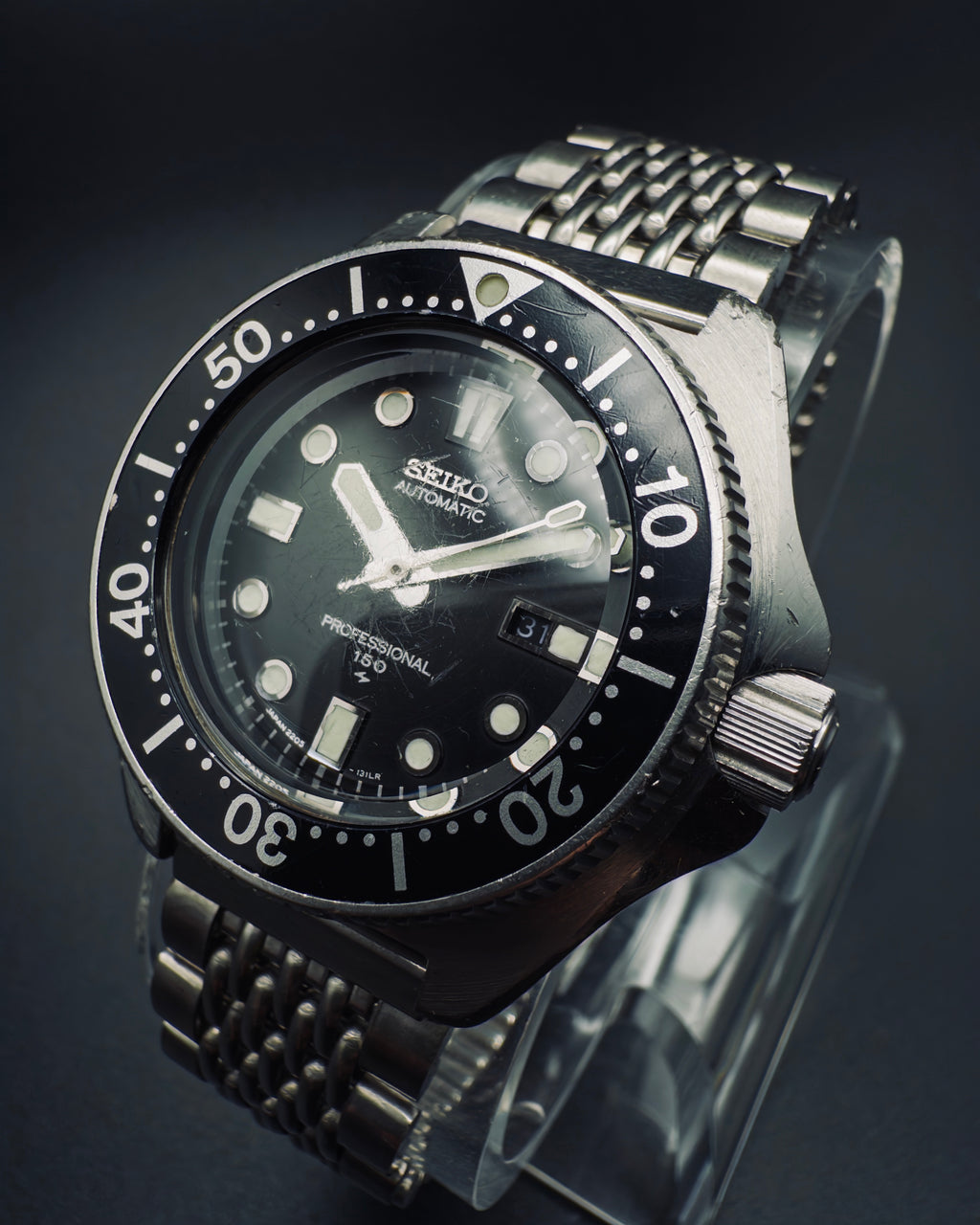 1970s Seiko 2205-0760 "Mini Apocalypse Now" Professional Hi-Beat Diver - Beads of Rice Bracelet