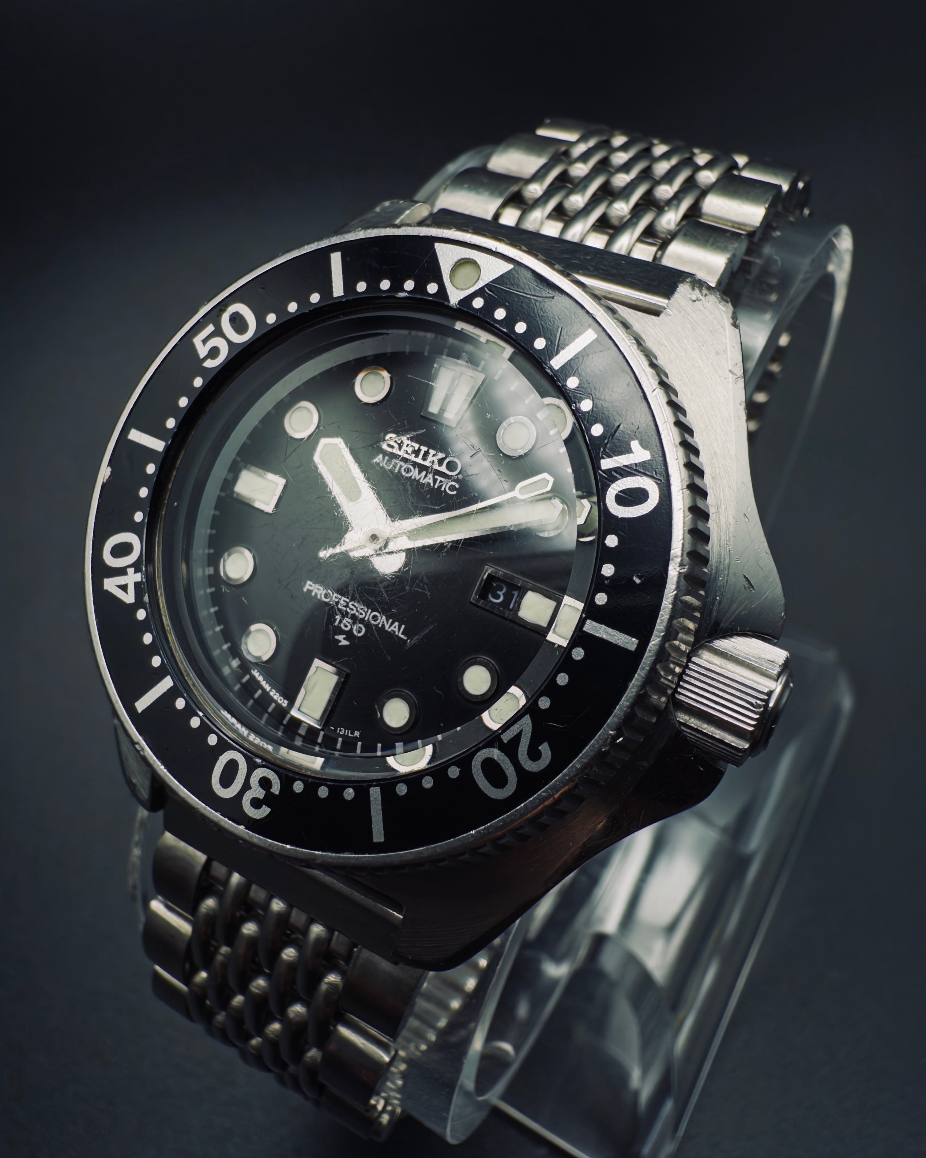 1970s Seiko 2205-0760 "Mini Apocalypse Now" Professional Hi-Beat Diver - Beads of Rice Bracelet