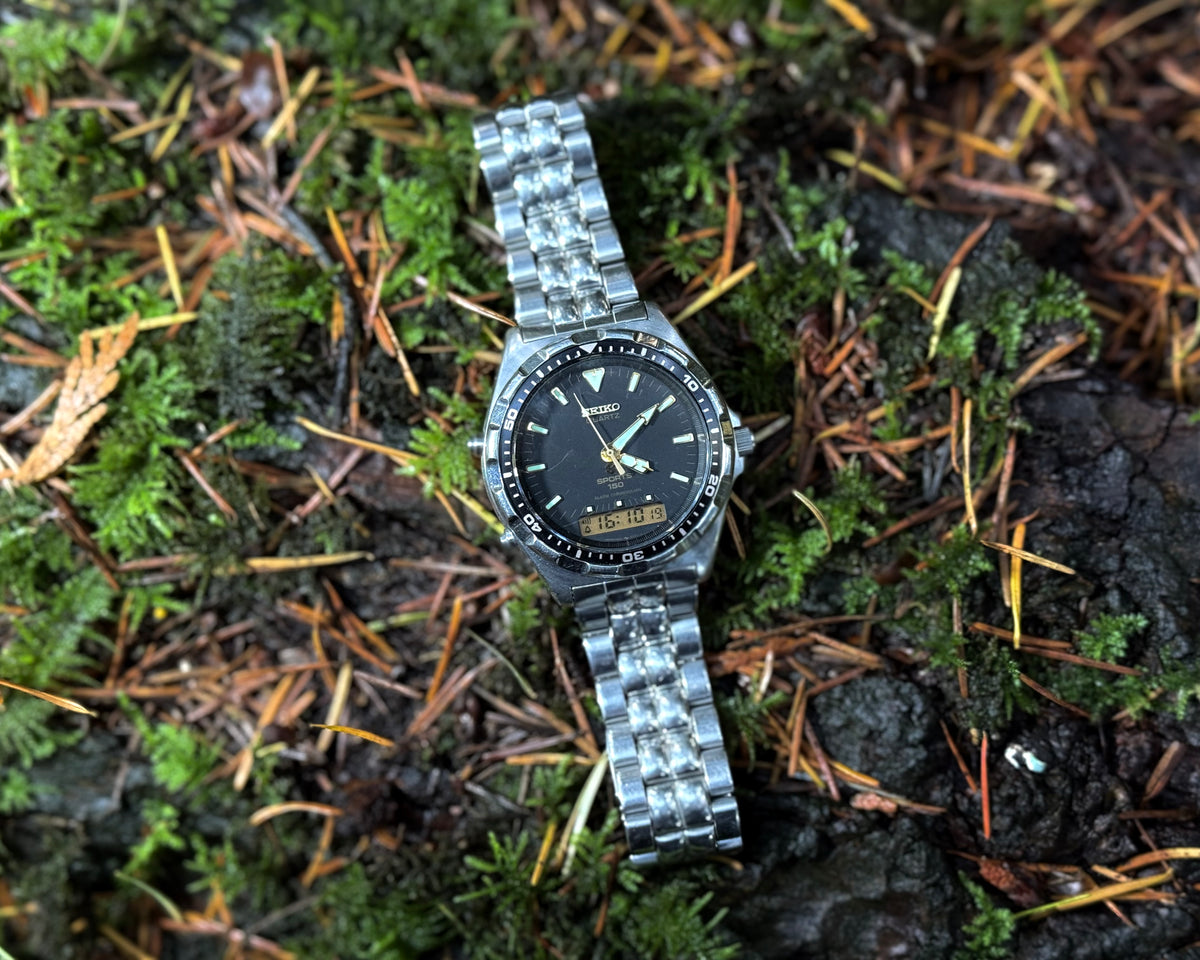 Seiko Ana-Digi Diver H601-0029 – Black Dial, 150M – Uncommon Artifact