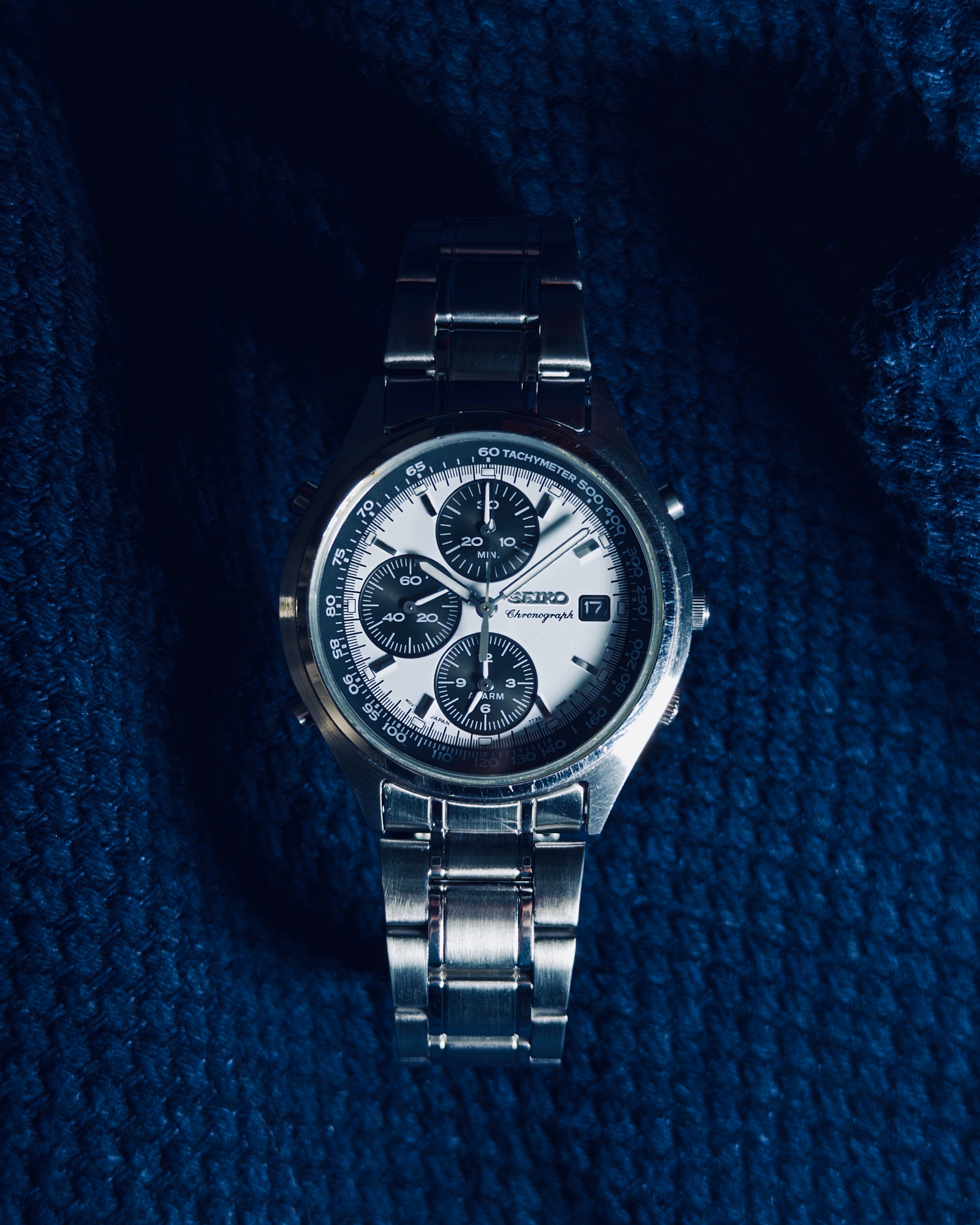 1990s Seiko "Panda" Alarm Chronograph (Ref. 7C60) Neo-Vintage Industrial Design | 7T32 Movement | NOS Bracelet