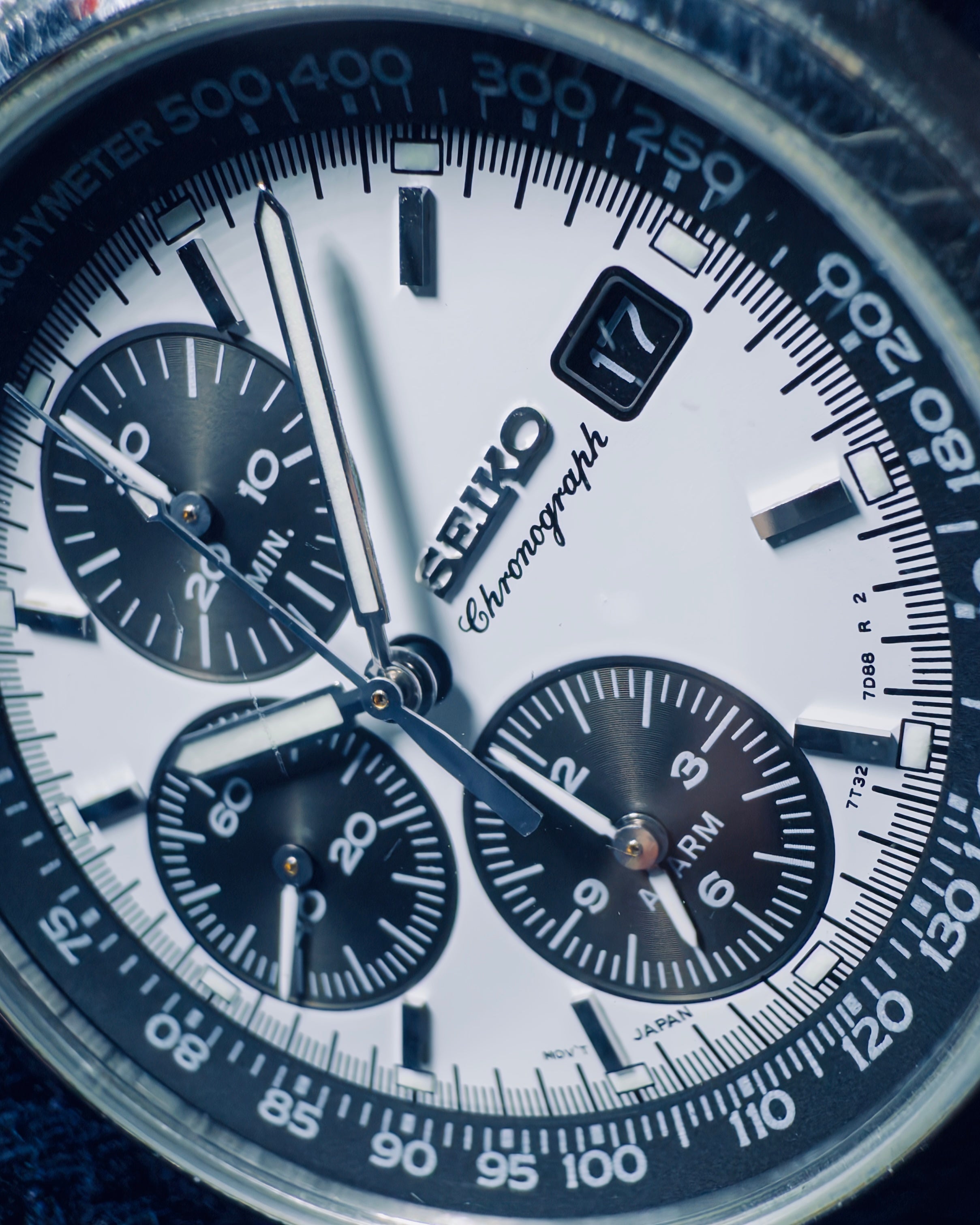 1990s Seiko "Panda" Alarm Chronograph (Ref. 7C60) Neo-Vintage Industrial Design | 7T32 Movement | NOS Bracelet