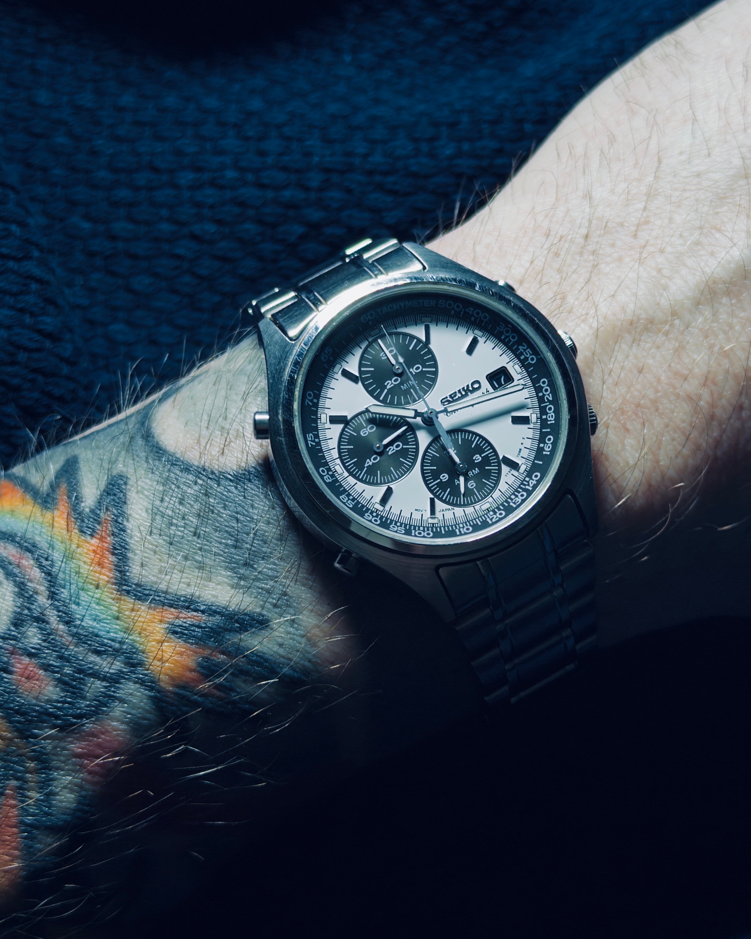 1990s Seiko "Panda" Alarm Chronograph (Ref. 7C60) Neo-Vintage Industrial Design | 7T32 Movement | NOS Bracelet