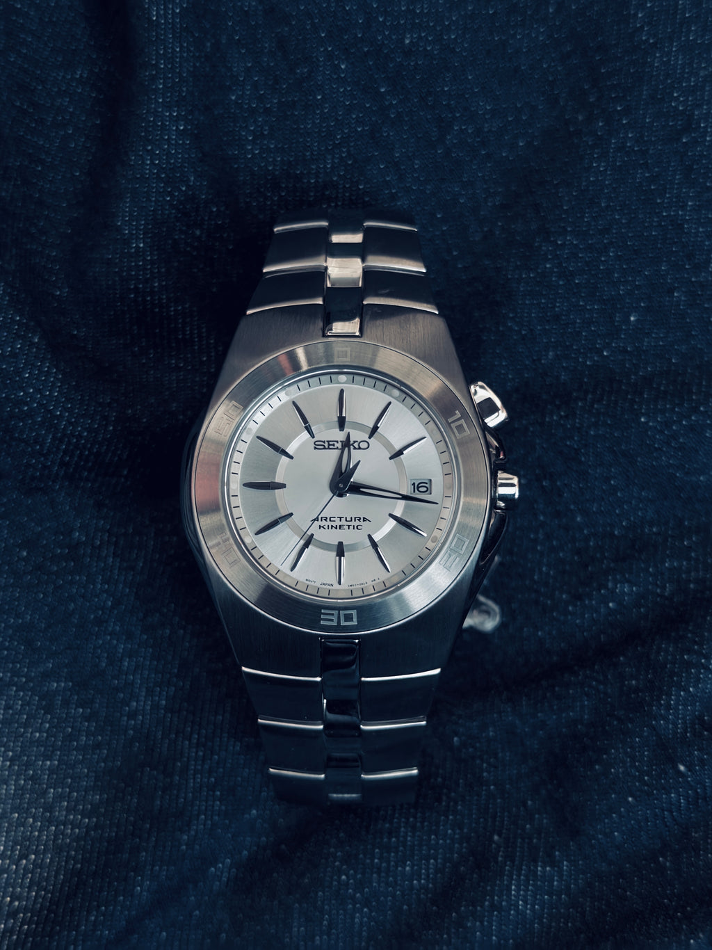 NOS Seiko Arctura Kinetic (Ref. 5M62-0AL0) - Brand New In Box - Jorg Hysek Design